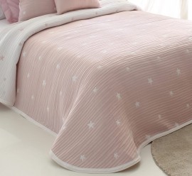 Cuvertura de pat DEMPSY roz, dimensiune 190 cm x 270 cm