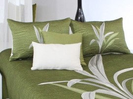 Perna decorativa LYNETTE verde, dimensiune 50 cm x 70 cm